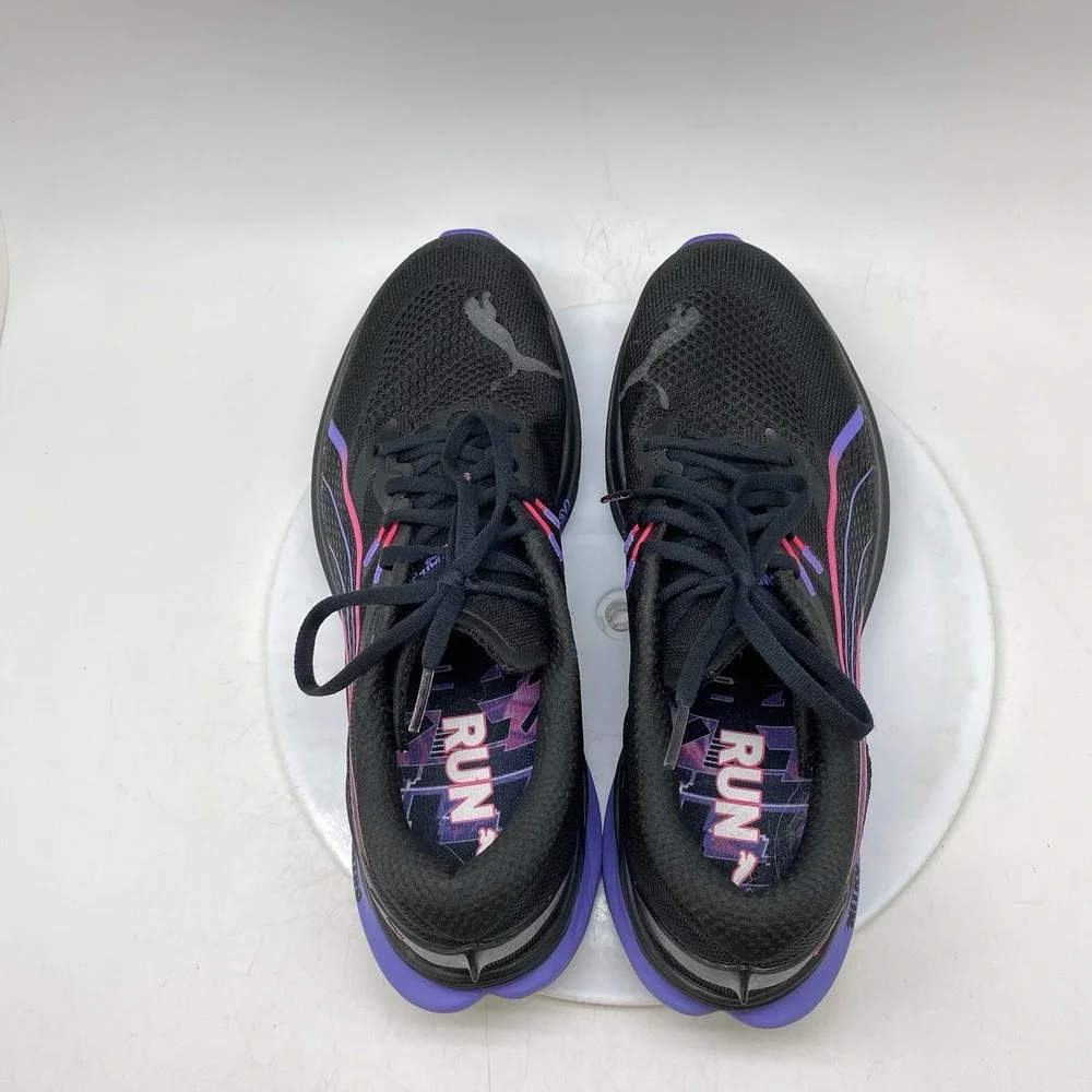 Puma Shoes Mens 9.5 Deviate Nitro TM 3 Dt DigiTokyo Black Running 312367-01